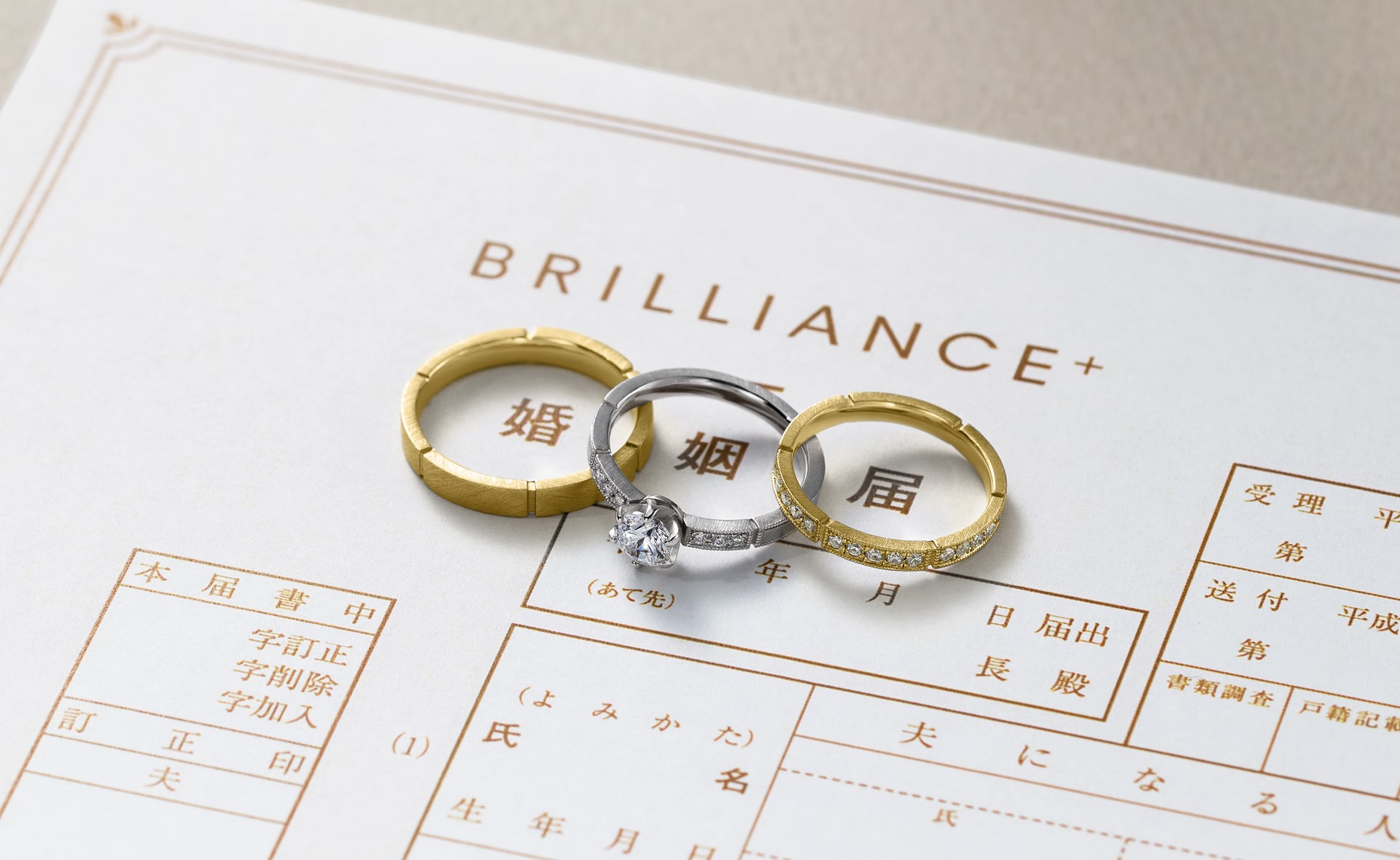 婚約指輪 結婚指輪 ステージ E221-02-01417-D、M31A-02-01352A-Z、M31L-02-01353B-18