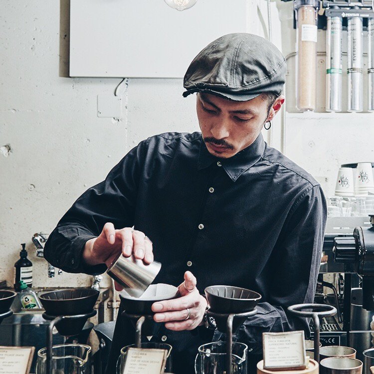 グリッチコーヒースタッフの小坂田祐哉さん