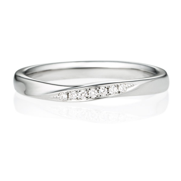 結婚指輪 シャンタン ダイヤモンド リング エングレーブ（M22A-02-01152M-13）