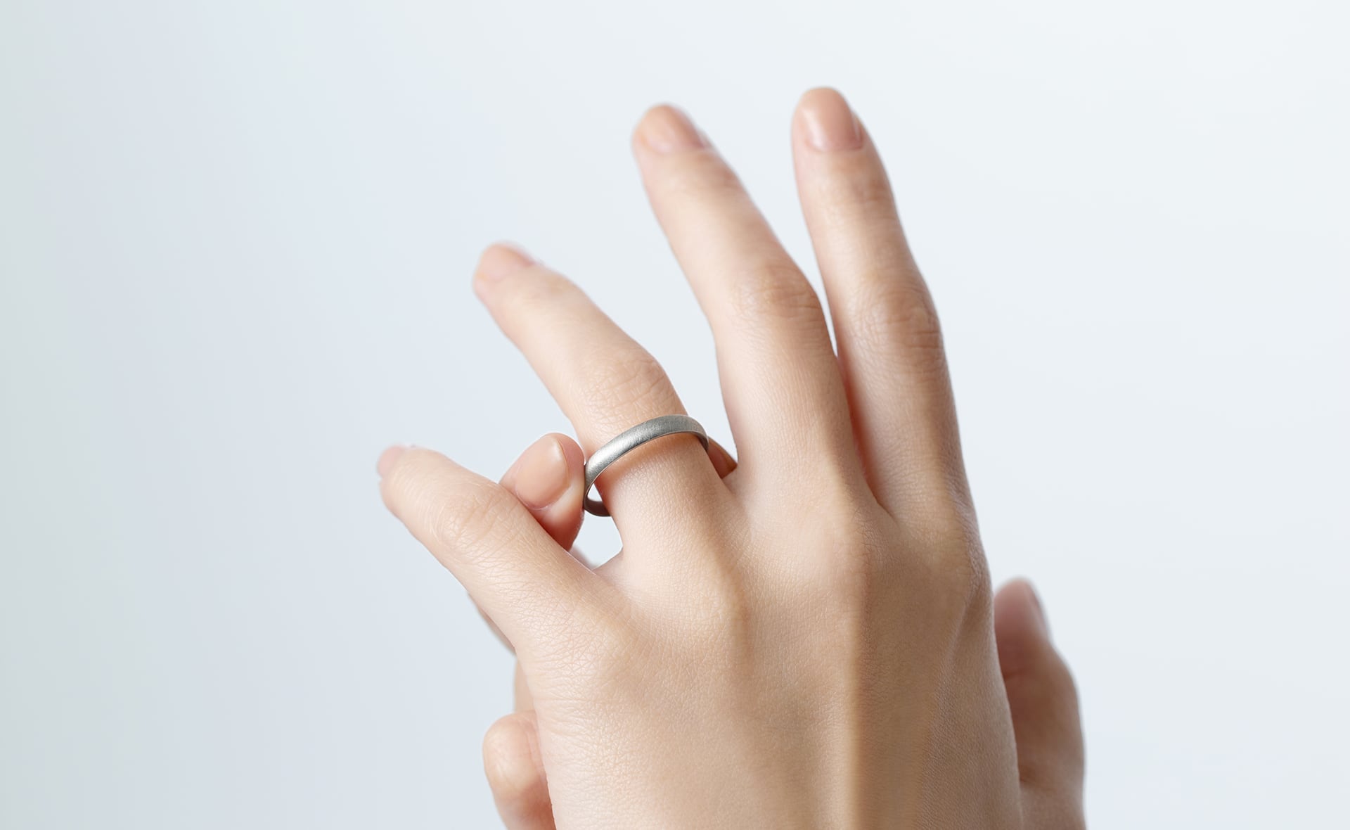 結婚指輪 オーバル サティーン（M22L-02-01499A-13）