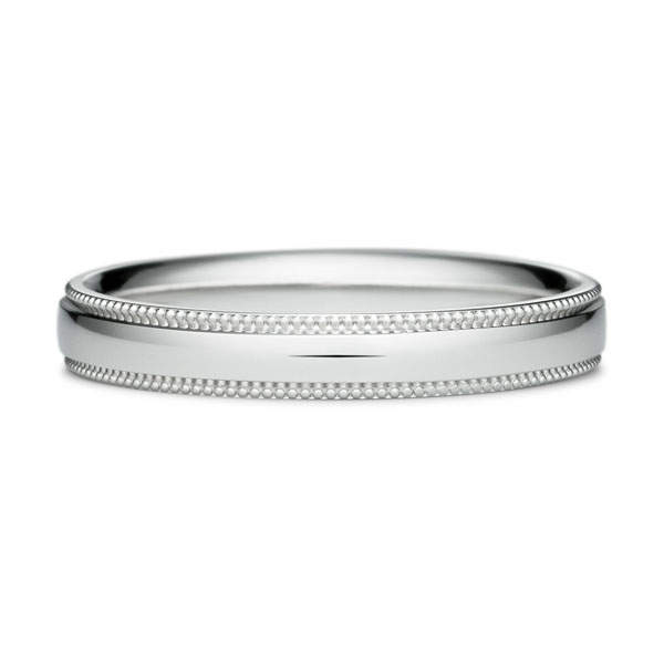 結婚指輪 オーバル リング ミルグレイン（M22L-02-01500B-13）
