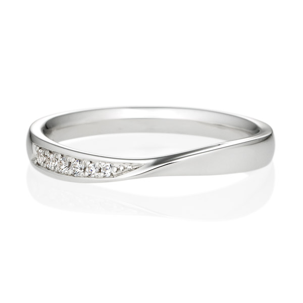 結婚指輪 アントルティエ ダイヤモンド リング サイドエングレーブ（M22AC-02-1294A-13）