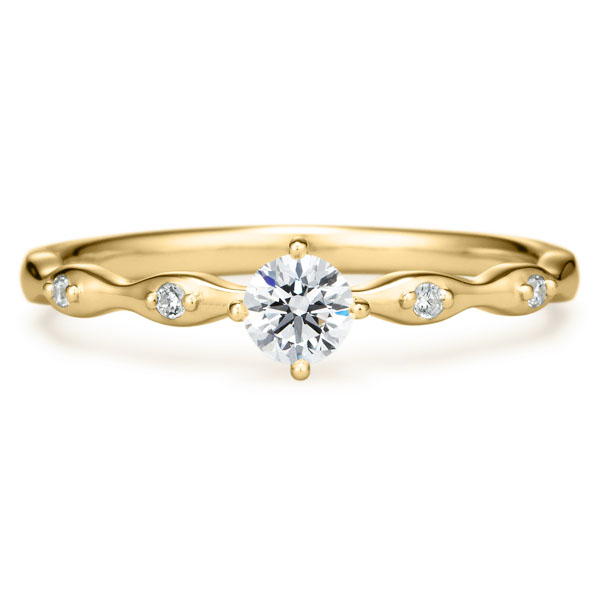婚約指輪 フラフィ ダイヤモンド プチエタニティタイプ リング（E311-02-01553-B）