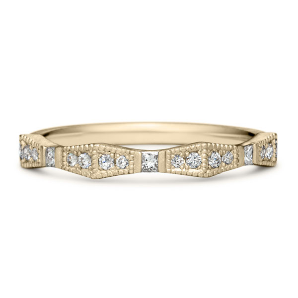 結婚指輪 ラティス ダイヤモンド ハーフエタニティ リング（M34A-02-01356A-Z）